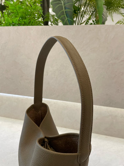 Large  Norr Leather Bucket Tote Bag