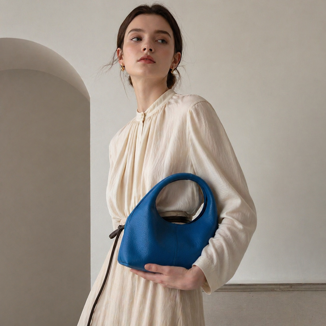 ROA Mini  Leather Tote & Crossbody Bag