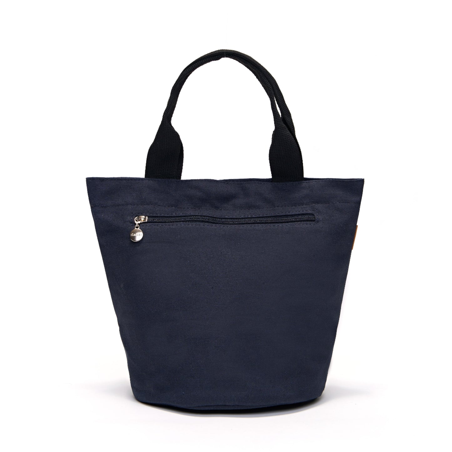 Lily Embroidery Tote Bag – Handmade Floral Canvas Bag Made in Korea