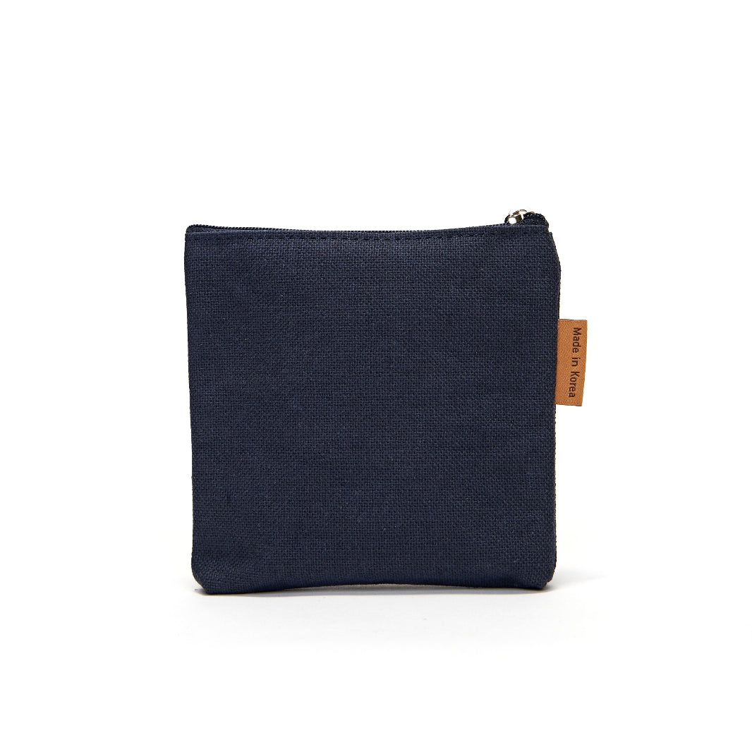 Lily Embroidery Mini Pouch