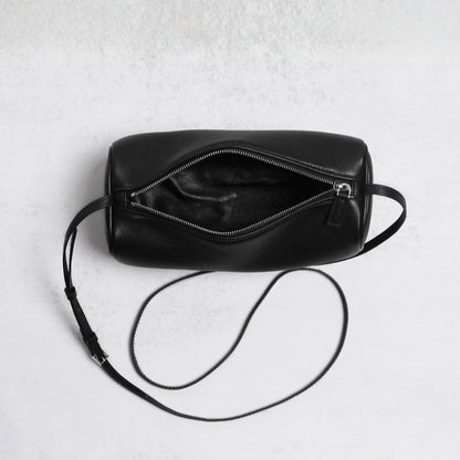 Soft Lambskin Barrel Crossbody Bag