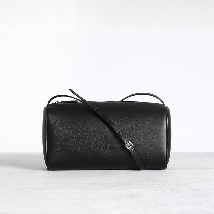 Soft Lambskin Barrel Crossbody Bag