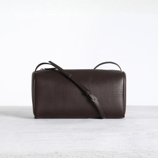 Soft Lambskin Barrel Crossbody Bag
