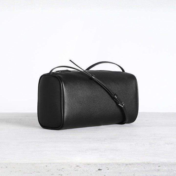 Soft Lambskin Barrel Crossbody Bag