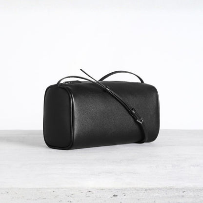 Soft Lambskin Barrel Crossbody Bag
