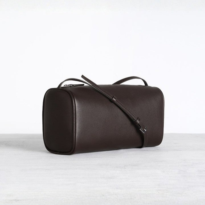 Soft Lambskin Barrel Crossbody Bag
