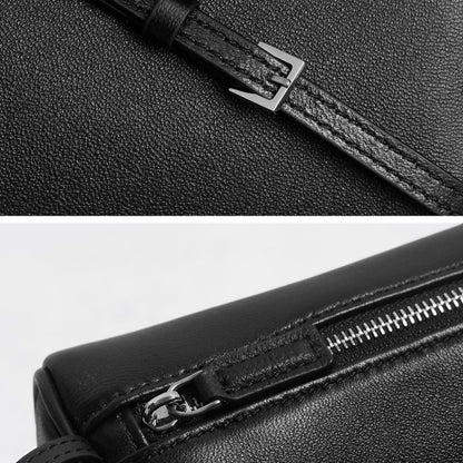 Soft Lambskin Barrel Crossbody Bag