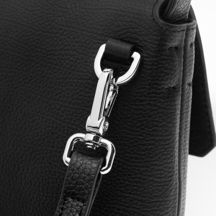 LUNE Button Flap Cowhide Mini Bag
