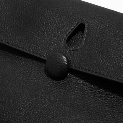 LUNE Button Flap Cowhide Mini Bag