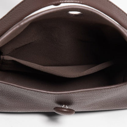 LUNE Button Flap Cowhide Mini Bag