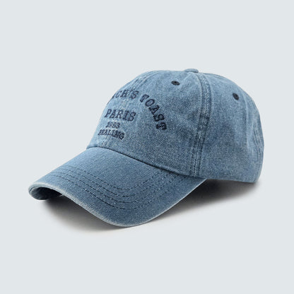 FRENCH’S TOAST PARIS 1983 Denim Embroidered Cap – Mid Depth