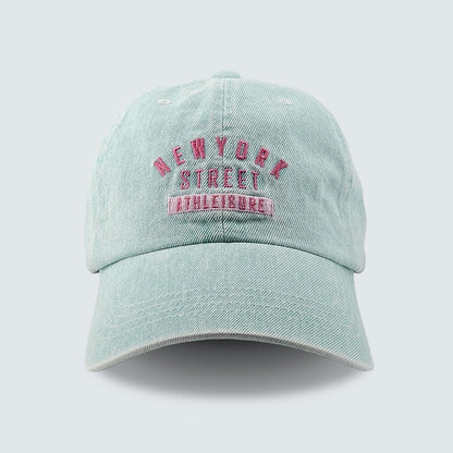NEW YORK STREET Athleisure Denim Embroidered Cap – Mid Depth