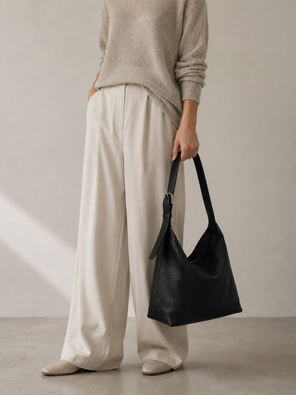 SOMO LEATHER SHOULDER BAG
