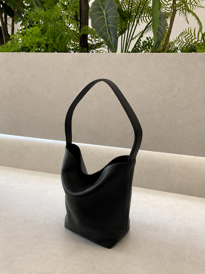 Large  Norr Leather Bucket Tote Bag