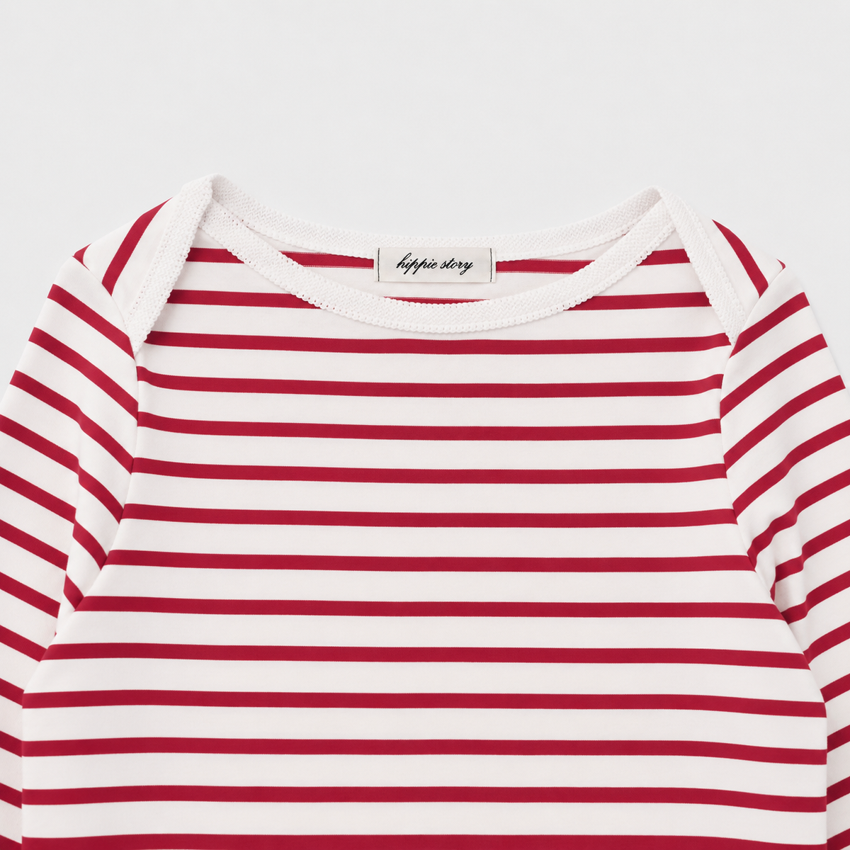 Marin Stripe Boat Neck Long Sleeve Top - Women One Size