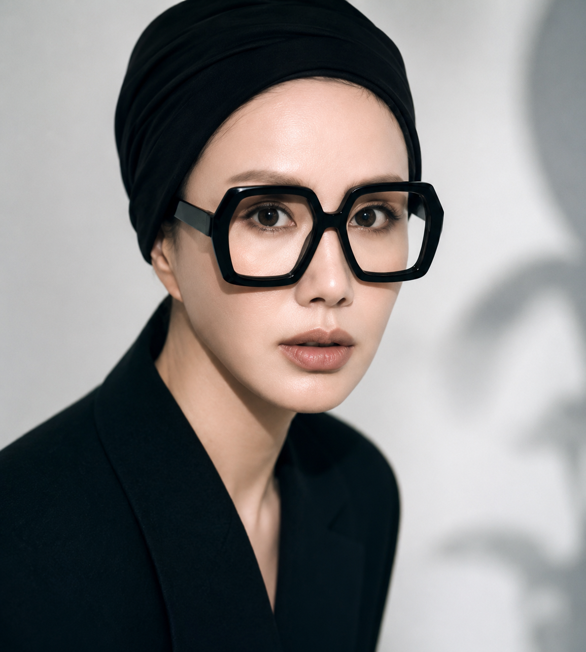 Luna Oversized Square Glasses