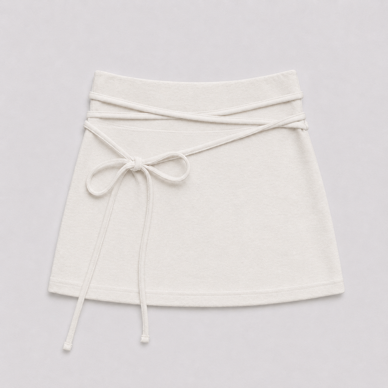 Long Wrap Tie Mini Skort – Women One Size