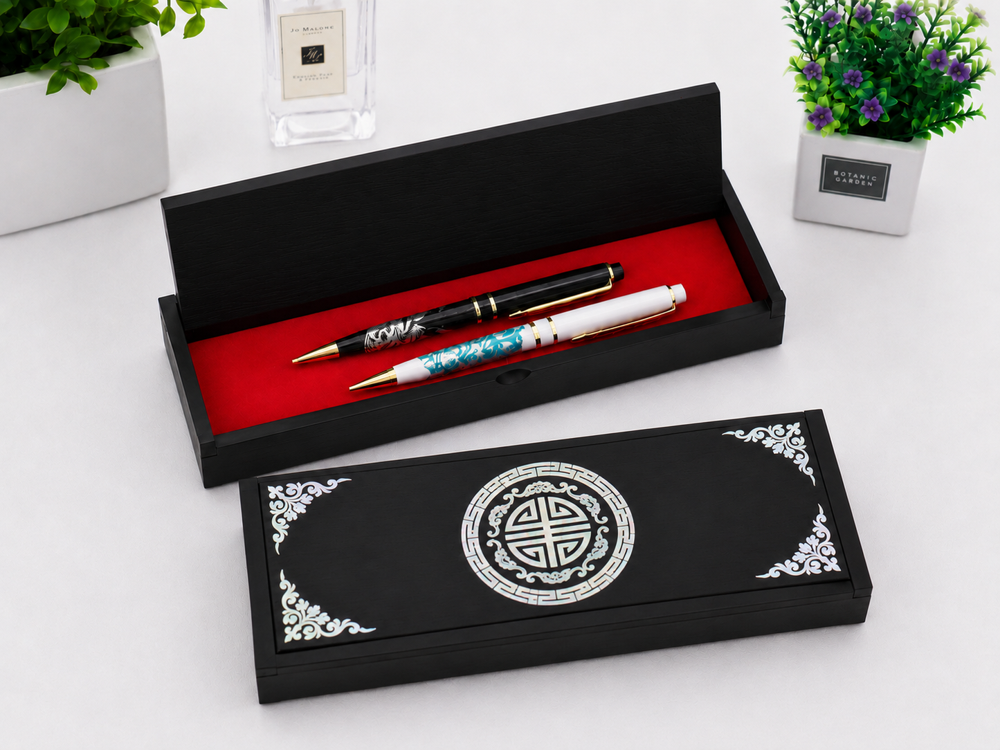Korean Mother-of-Pearl Heritage Box – Longevity Symbol