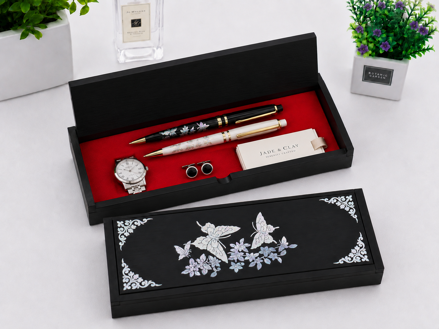 Korean Mother-of-Pearl Heritage Box – Butterfly Garden