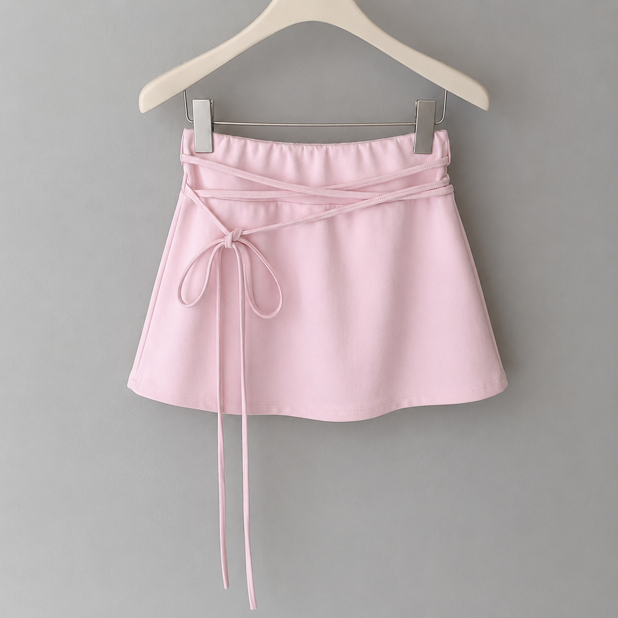 Long Wrap Tie Mini Skort – Women One Size
