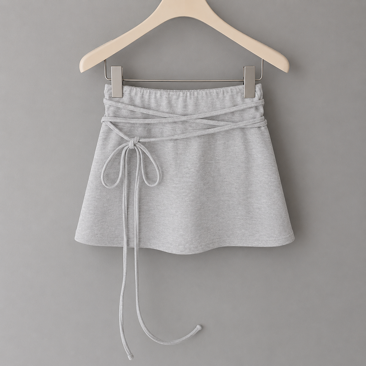 Long Wrap Tie Mini Skort – Women One Size