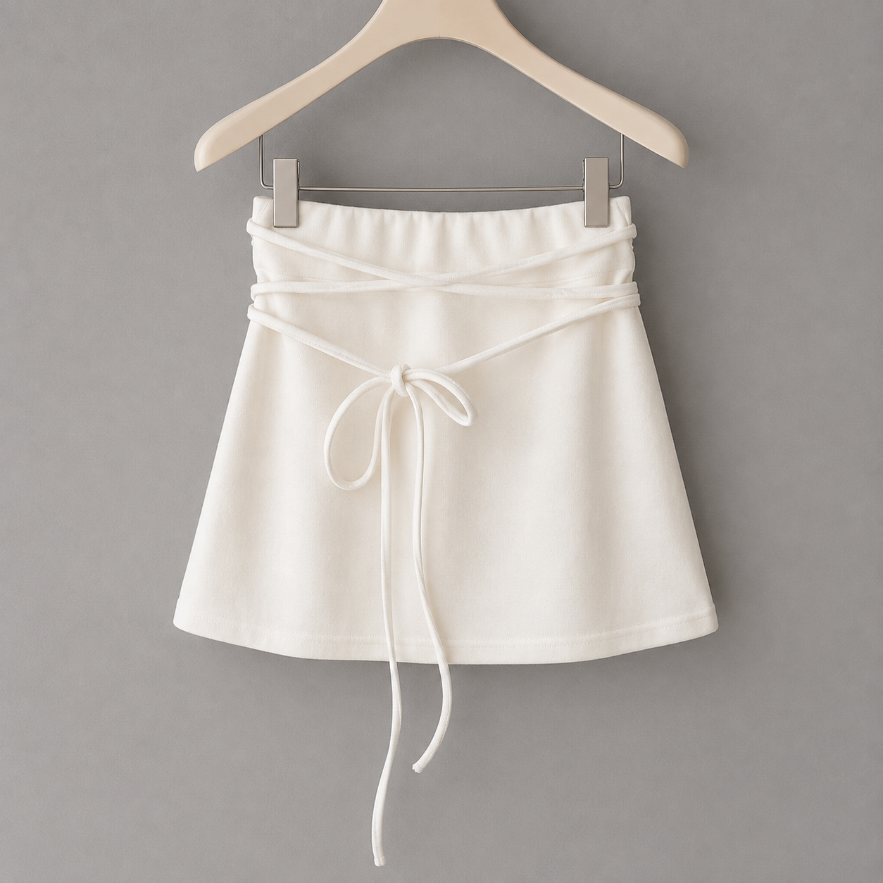 Long Wrap Tie Mini Skort – Women One Size