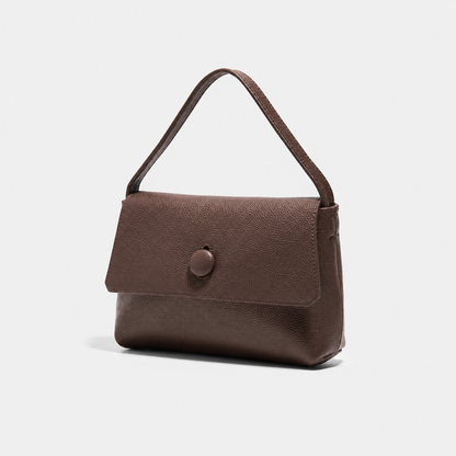 LUNE Button Flap Cowhide Mini Bag