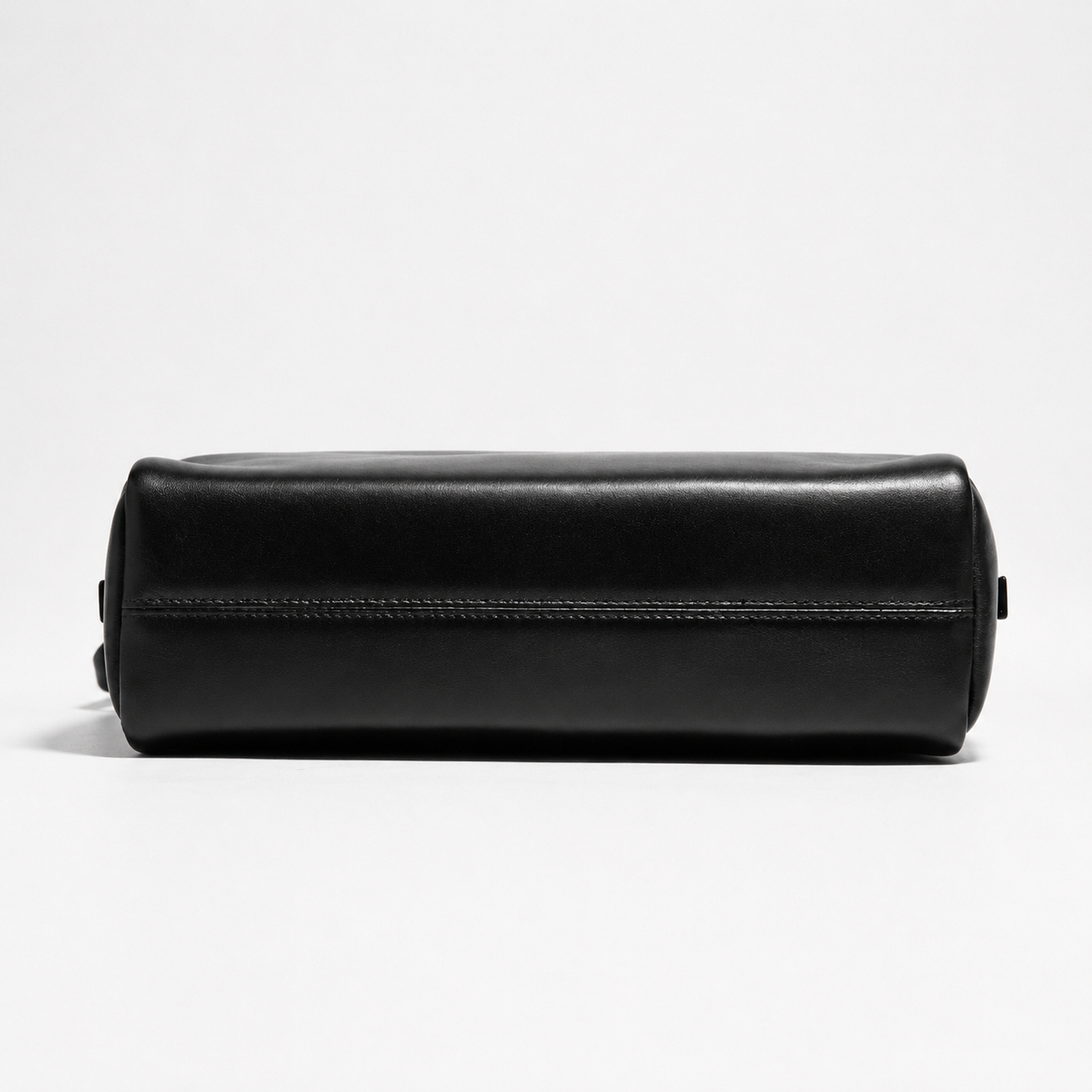 ROEN Double-Zip Lambskin Bowling Shoulder Bag