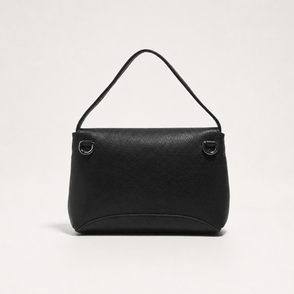 LUNE Button Flap Cowhide Mini Bag