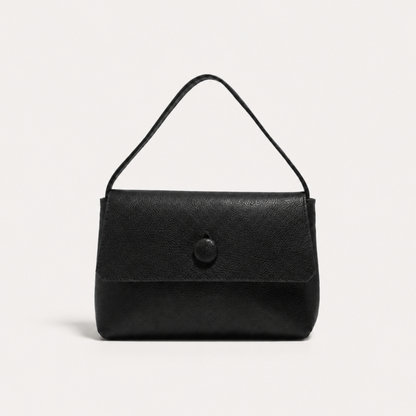 LUNE Button Flap Cowhide Mini Bag