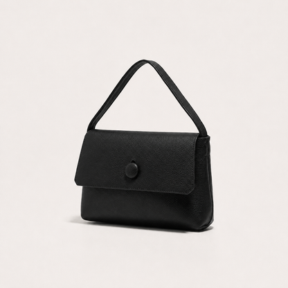 LUNE Button Flap Cowhide Mini Bag