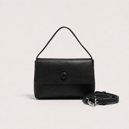 LUNE Button Flap Cowhide Mini Bag