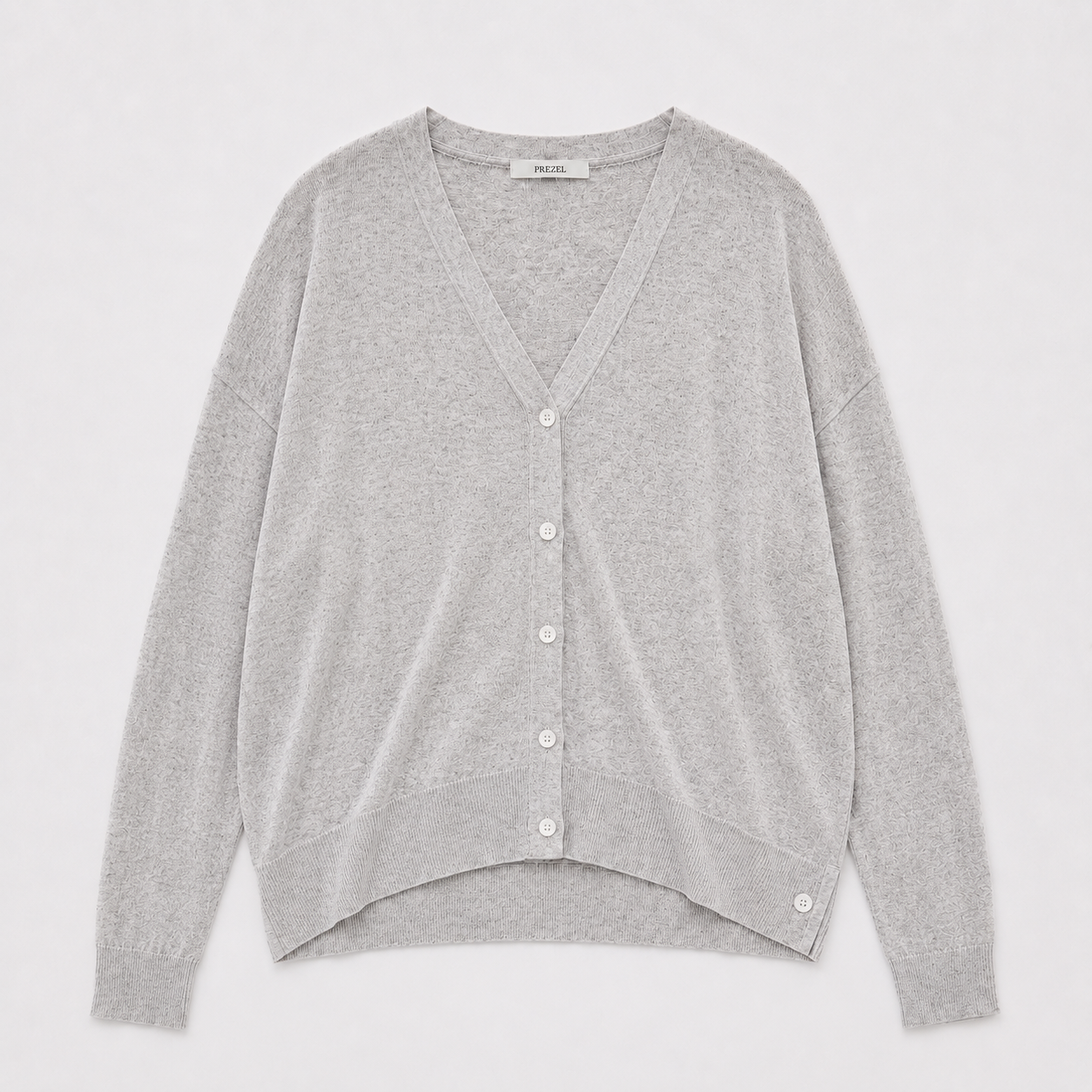 Relaxed Sheer V-Neck Cardigan – Women One Size