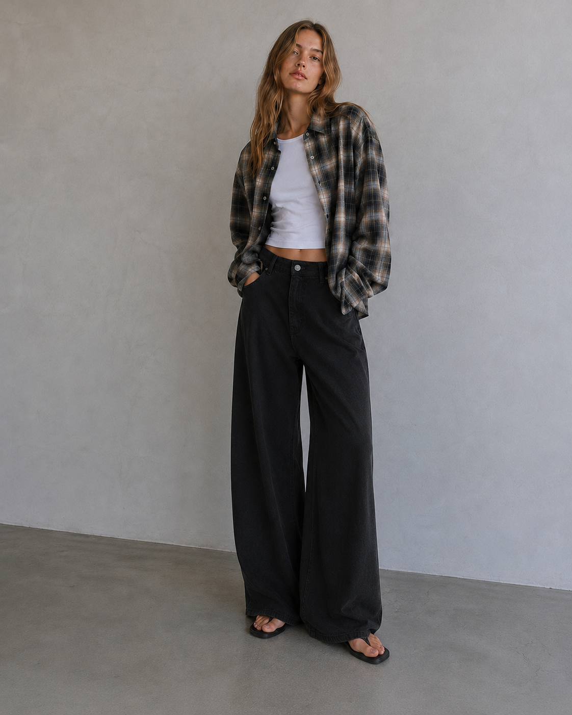 Soft Drape Tencel Wide Leg Pants – Women S-1X