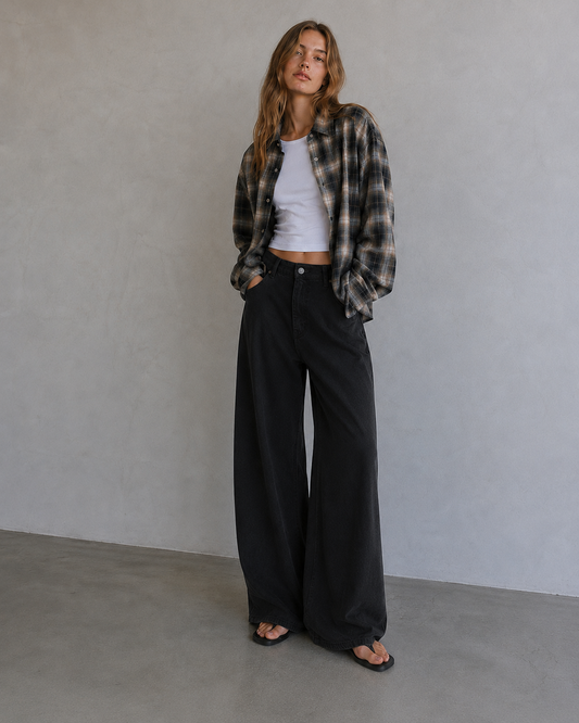 Soft Drape Tencel Wide Leg Pants – Women S-1X