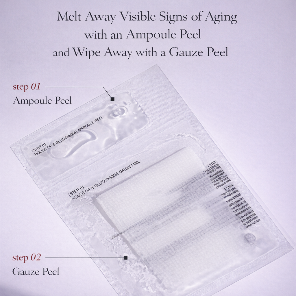 House of B Glutathione Peel – Korean Top-Line 2-Step Professional Renewal | 4 Count