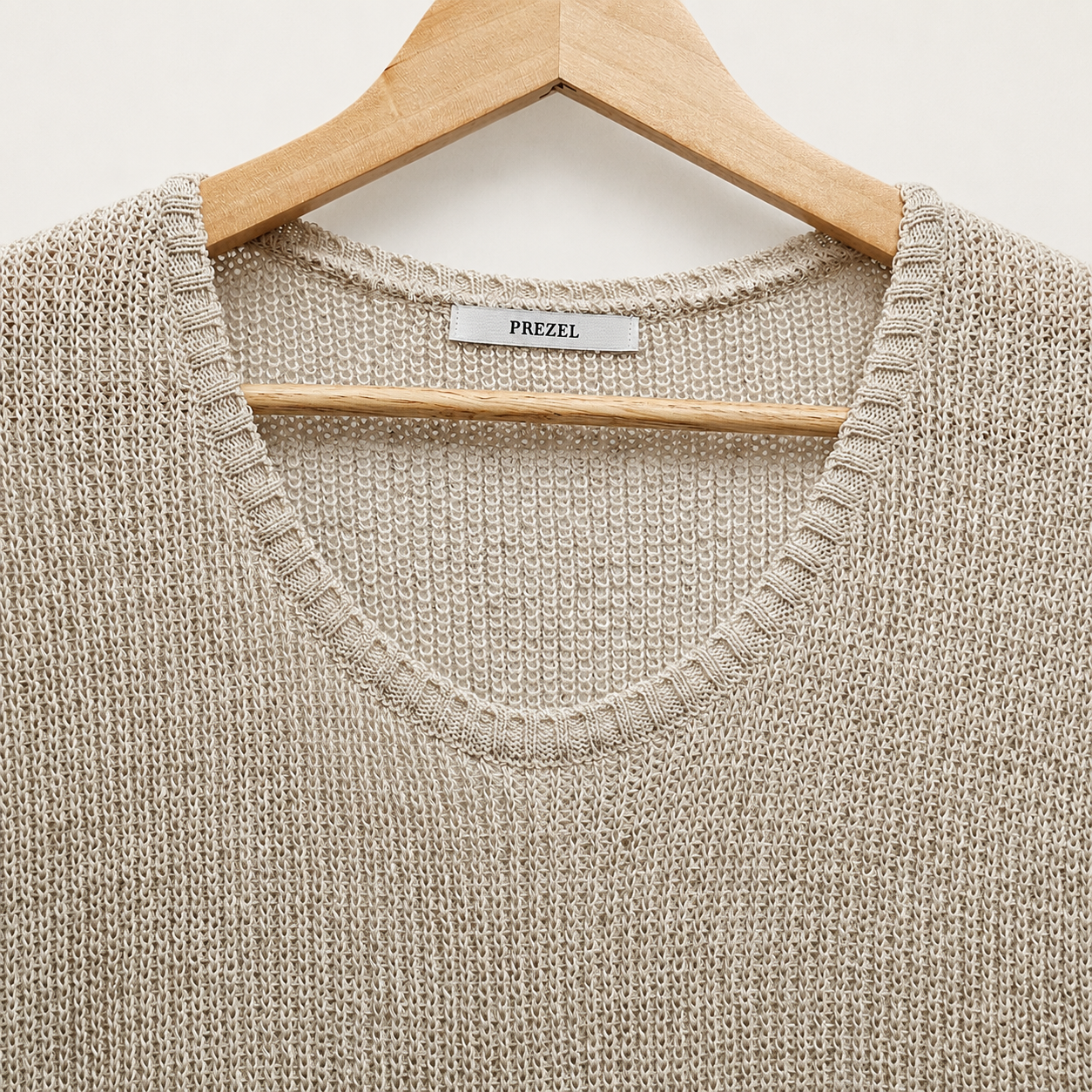 Relaxed Textured Knit Top - Women One Size