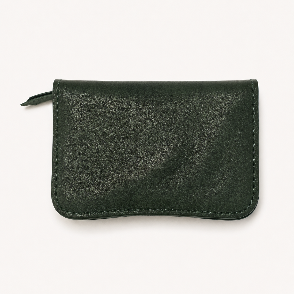 Vintage Cowhide Mini Wallet – Compact Coin, Cash & Card Holder