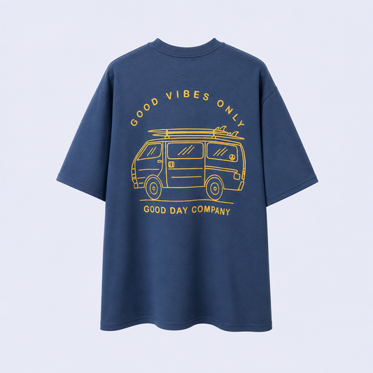Good Vibes Van Graphic T-Shirt - Men One Size (Unisex)