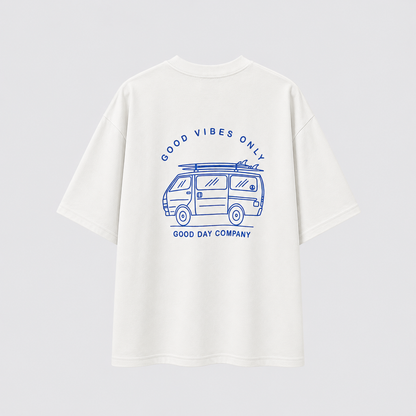 Good Vibes Van Graphic T-Shirt - Men One Size (Unisex)