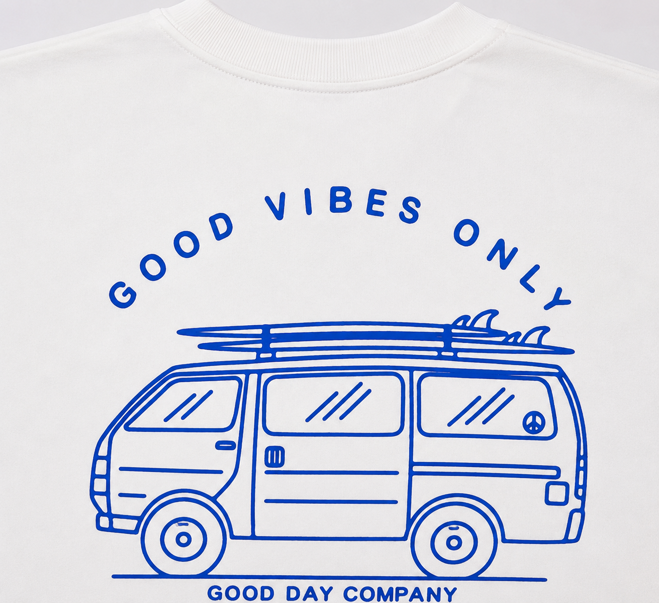 Good Vibes Van Graphic T-Shirt - Men One Size (Unisex)