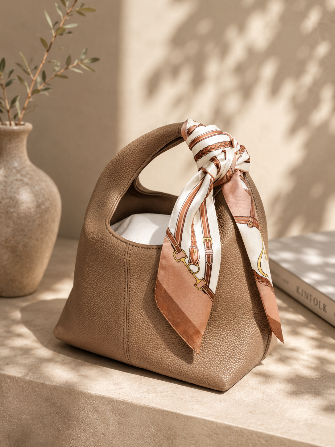 Classic Equestrian Twilly – Slim Ribbon Hair & Bag Scarf