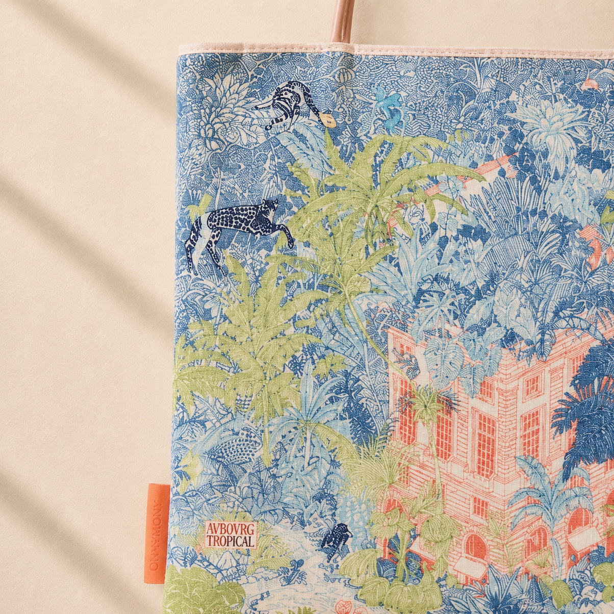 Tropical Botanical Scarf Eco Bag
