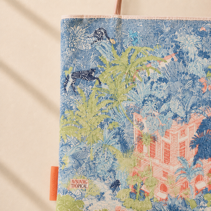 Tropical Botanical Scarf Eco Bag