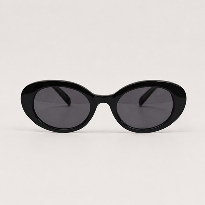Retro Slim Oval Sunglasses