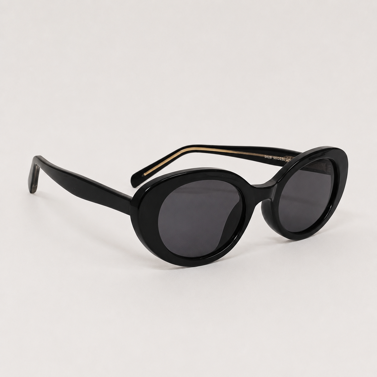 Retro Slim Oval Sunglasses