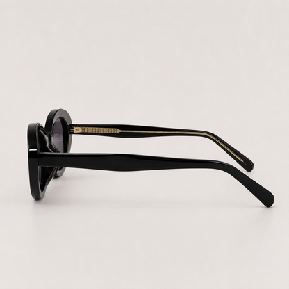 Retro Slim Oval Sunglasses