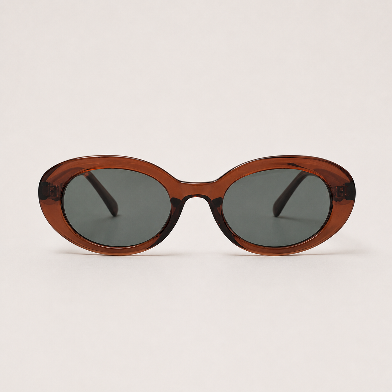 Retro Slim Oval Sunglasses