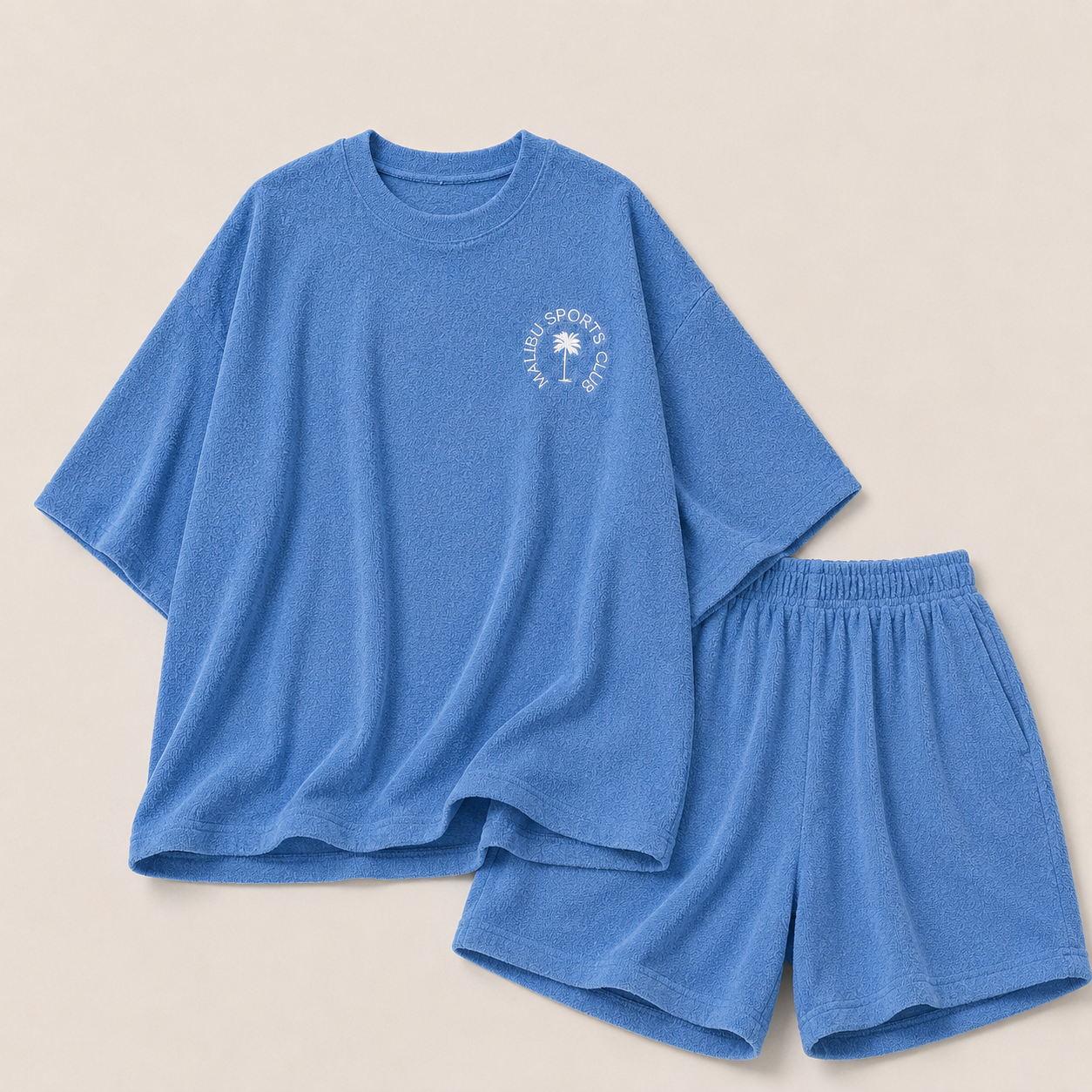 Malibu Sports Club Terry Cloth Matching Setwear - Women One Size