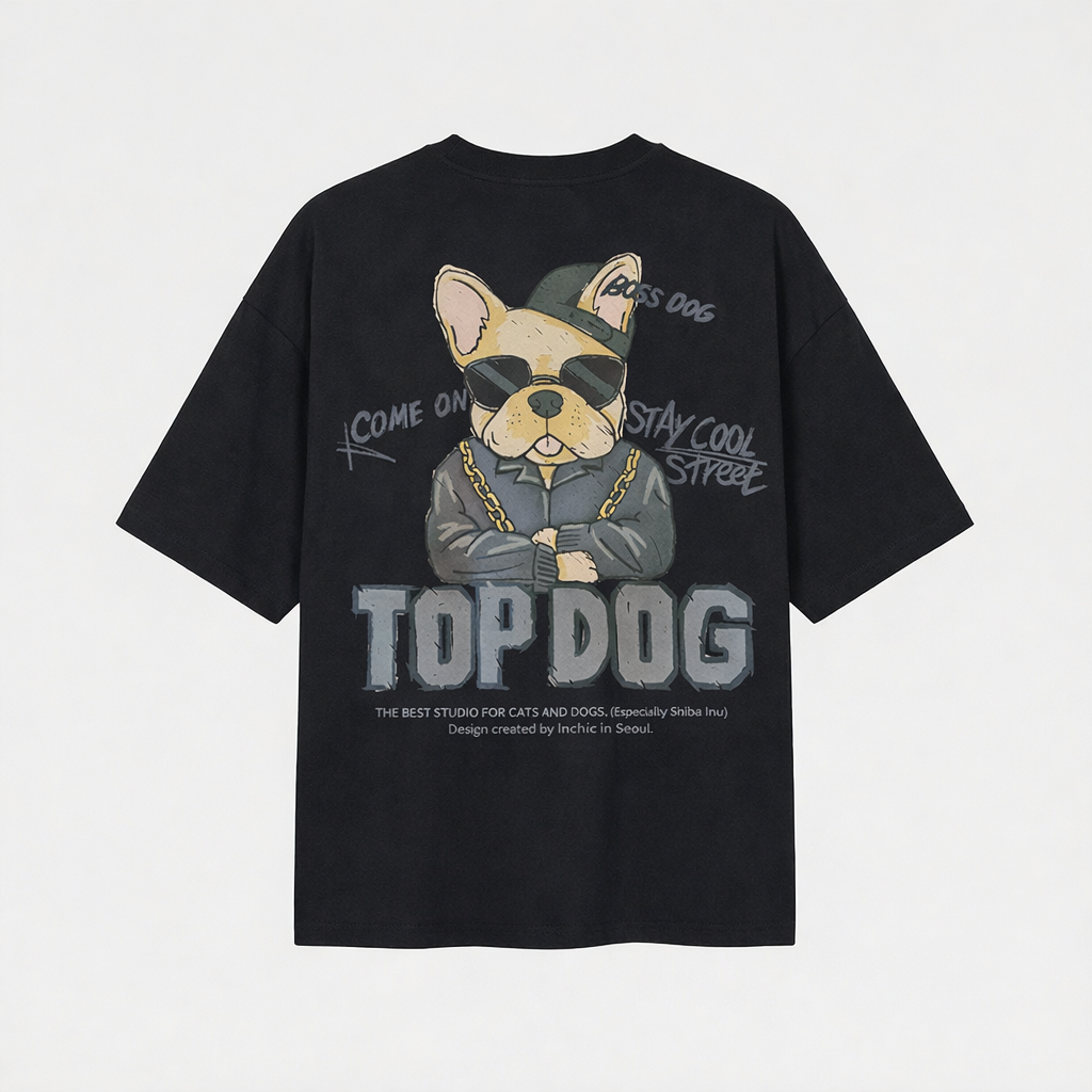Top Dog T-Shirt (UNISEX / WOMEN – OVERFIT)
